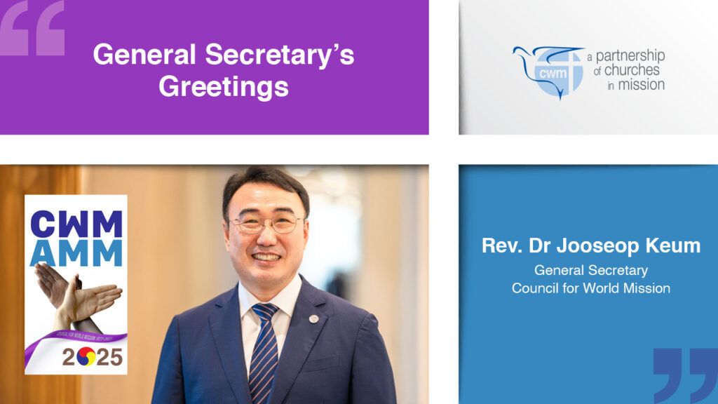 General Secretary’s Greetings for AMM 2025