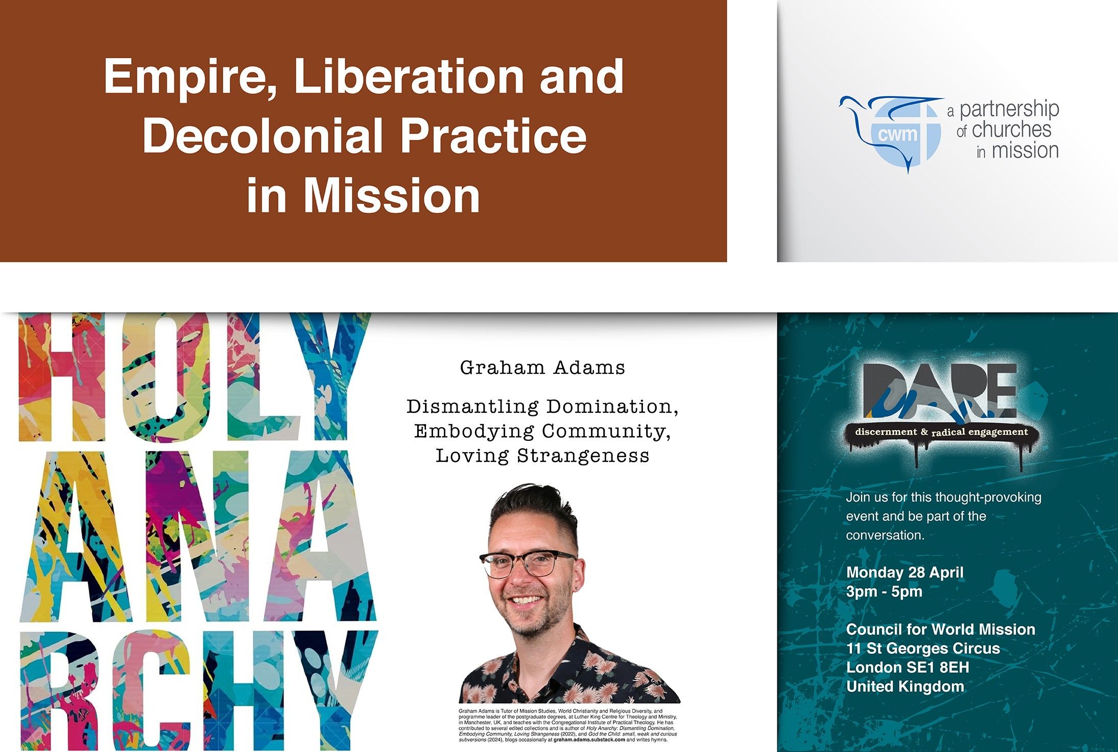 Holy Anarchy: Empire, Liberation and Decolonial Practice in Mission